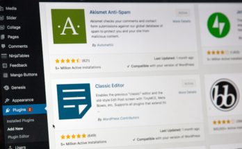 WordPress Admin Dashboard